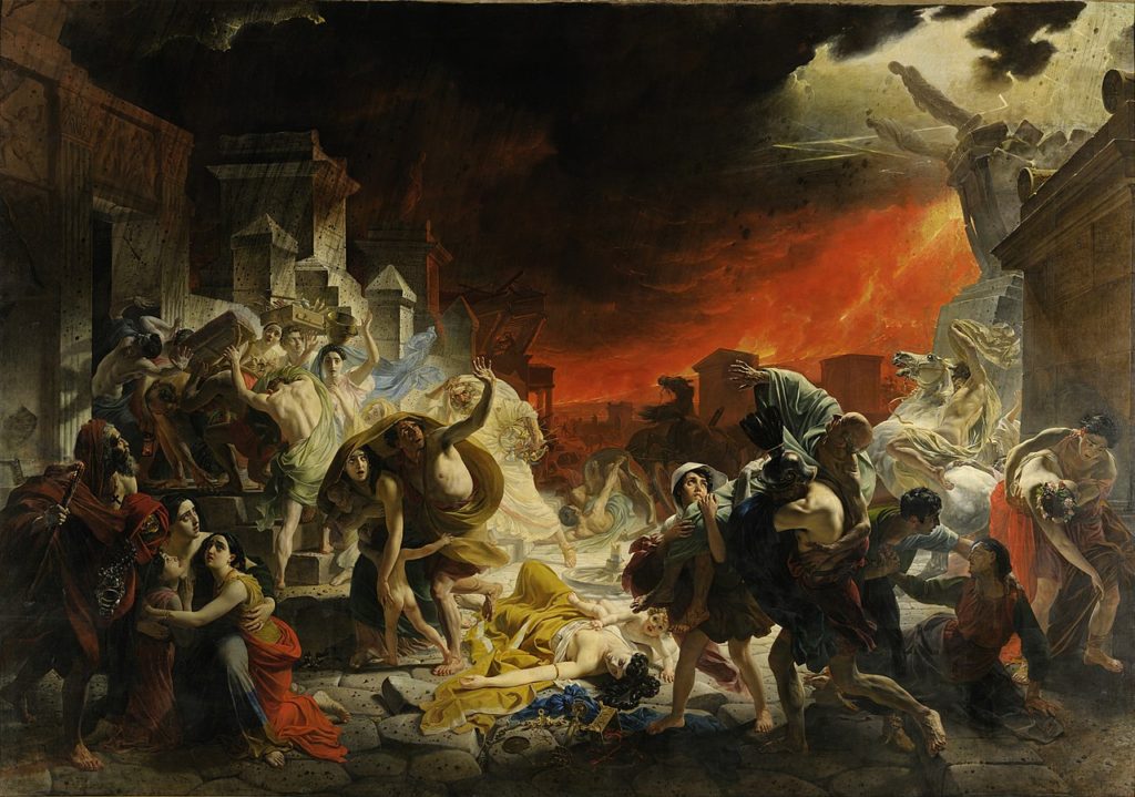 The Last Day of Pompeii, by Karl Bryullov (1833)